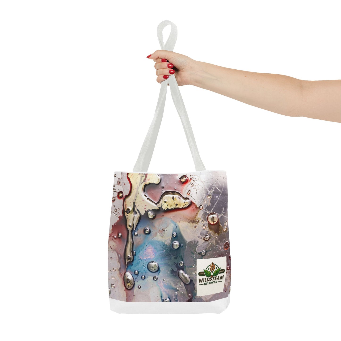 Wildsteam Wellness Tote Bag, Relax Nature Carryall, Eco-Friendly Shopper, Gift for Wellness Enthusiasts, Organic Cotton Bag - WildSteam Wellness