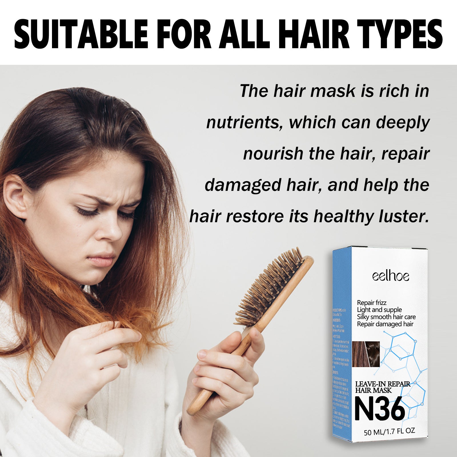 SilkStrand™ Hair Repair Mask – Restore Strength, Shine &amp; Smoothness - WildSteam Wellness