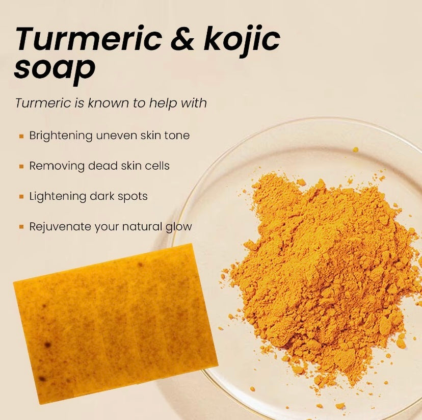 GlowTone™ Turmeric Brightening Soap – Fade Dark Spots, Reveal Radiance - WildSteam Wellness