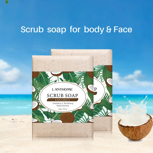 Facial & Body Scrub Soap – Refreshing Cleanse with Essential Oils - WildSteam Wellness