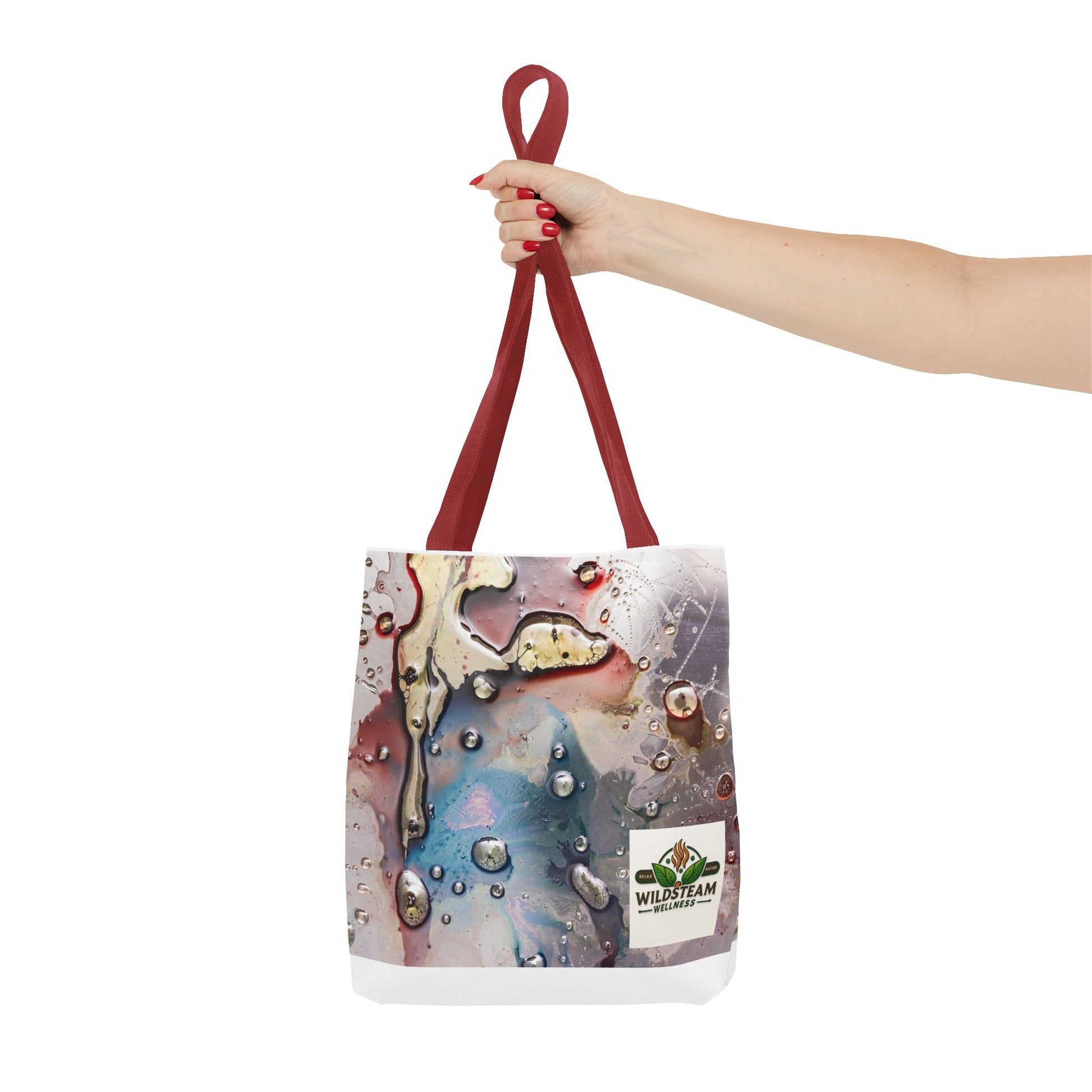 Wildsteam Wellness Tote Bag, Relax Nature Carryall, Eco-Friendly Shopper, Gift for Wellness Enthusiasts, Organic Cotton Bag - WildSteam Wellness