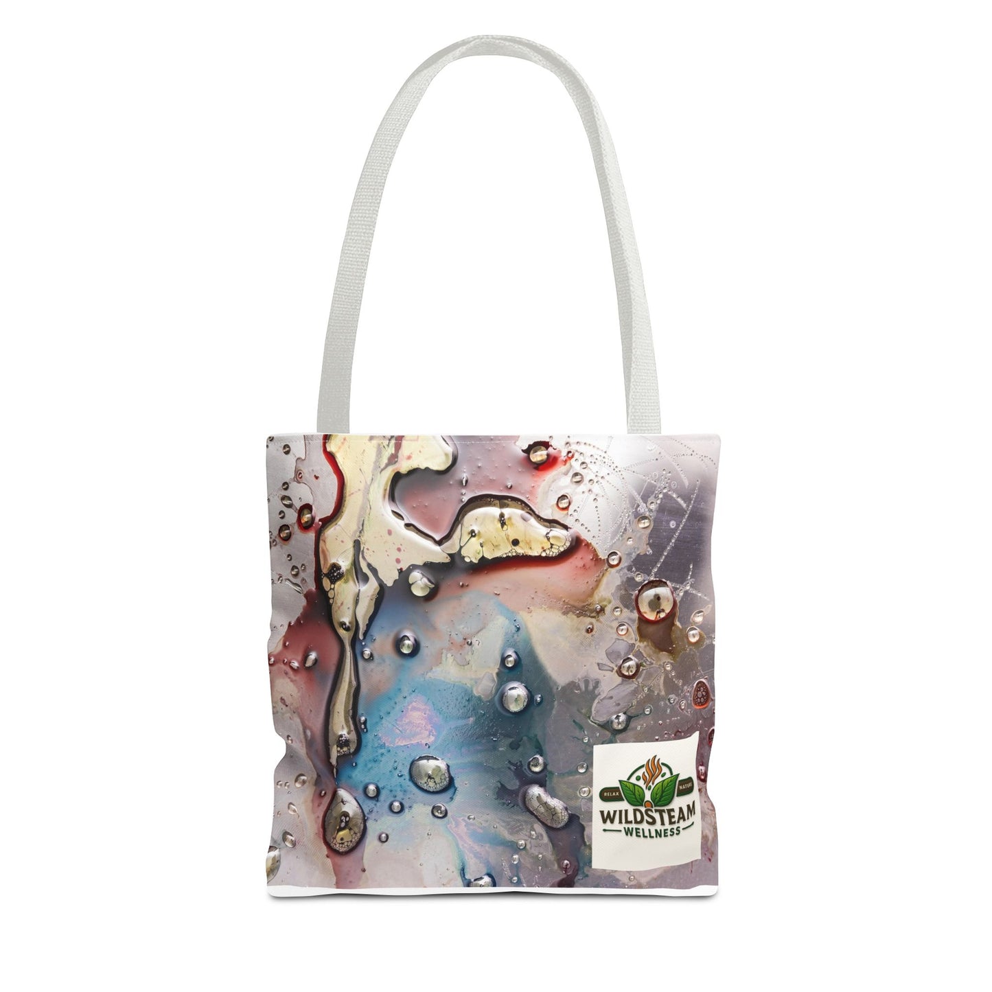 Wildsteam Wellness Tote Bag, Relax Nature Carryall, Eco-Friendly Shopper, Gift for Wellness Enthusiasts, Organic Cotton Bag - WildSteam Wellness