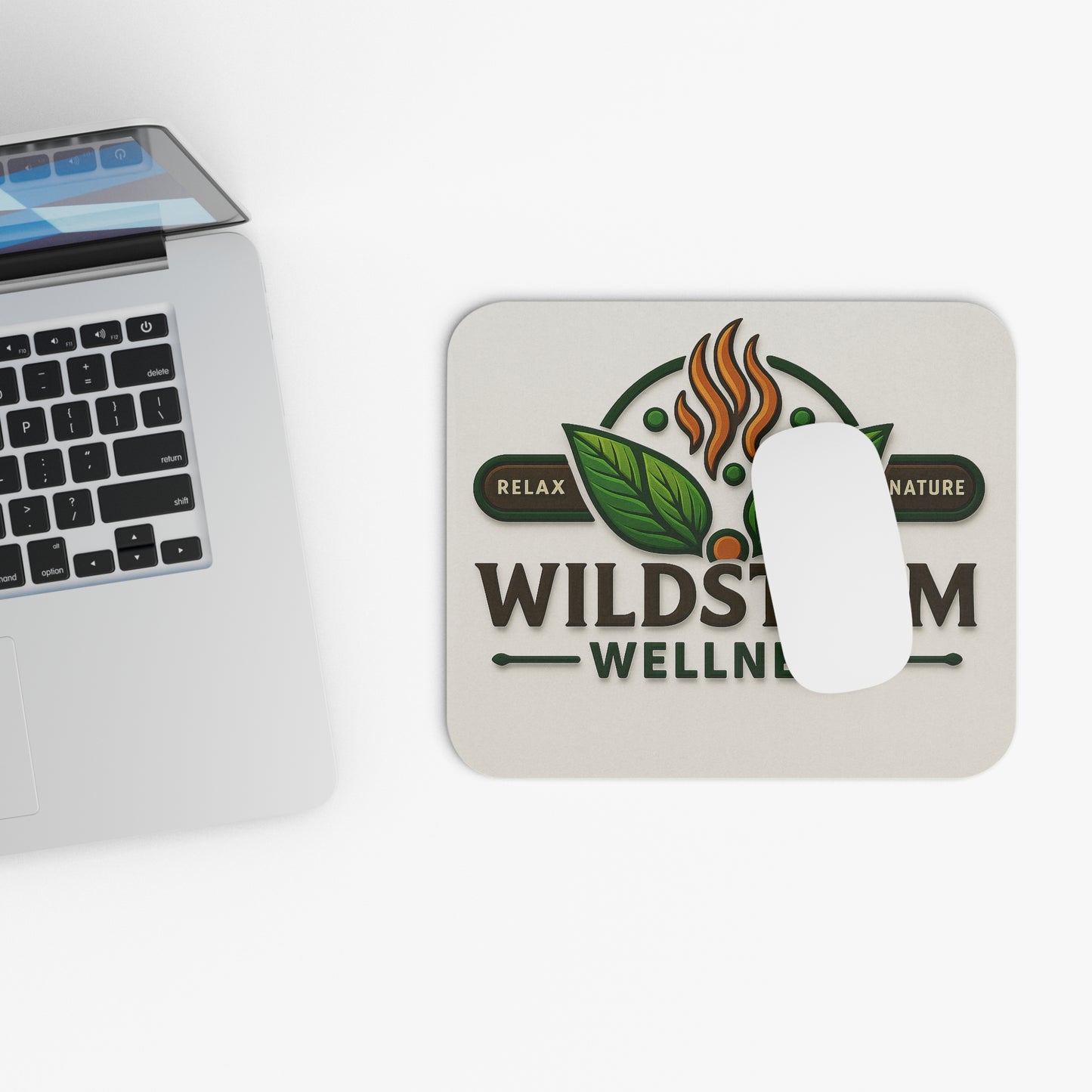 Wellness-Inspired Mouse Pad – Relaxing Nature Desk Accessory | Eco-Friendly Gift for Mindful Workspaces - WildSteam Wellness