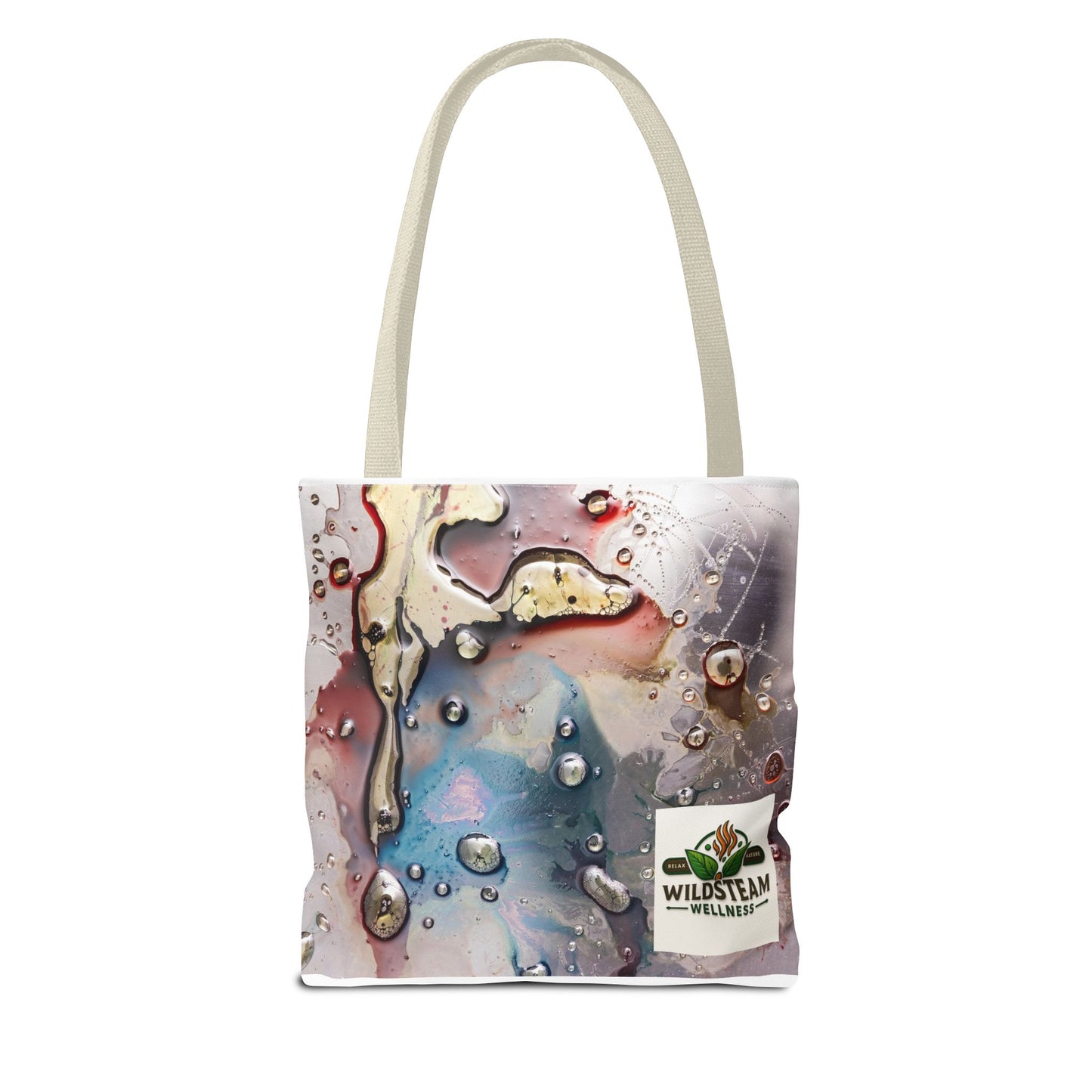 Wildsteam Wellness Tote Bag, Relax Nature Carryall, Eco-Friendly Shopper, Gift for Wellness Enthusiasts, Organic Cotton Bag - WildSteam Wellness