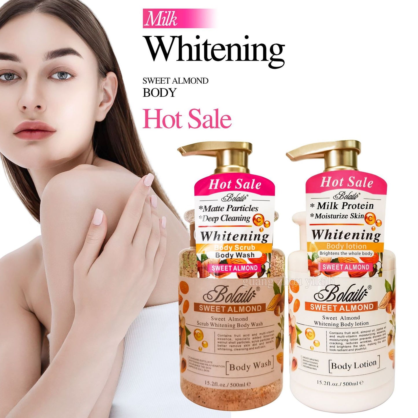 Almond Shower Gel – Deep Cleanse & Lasting Moisture in Every Drop - WildSteam Wellness