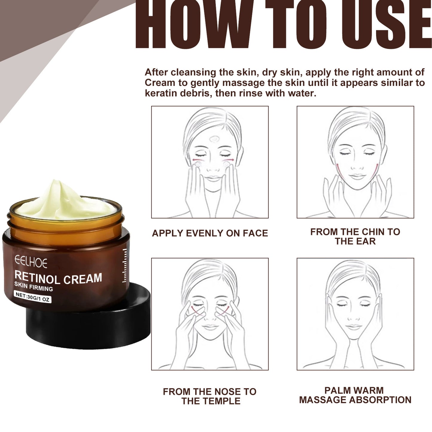 EELHOE Retinol Cream - WildSteam Wellness