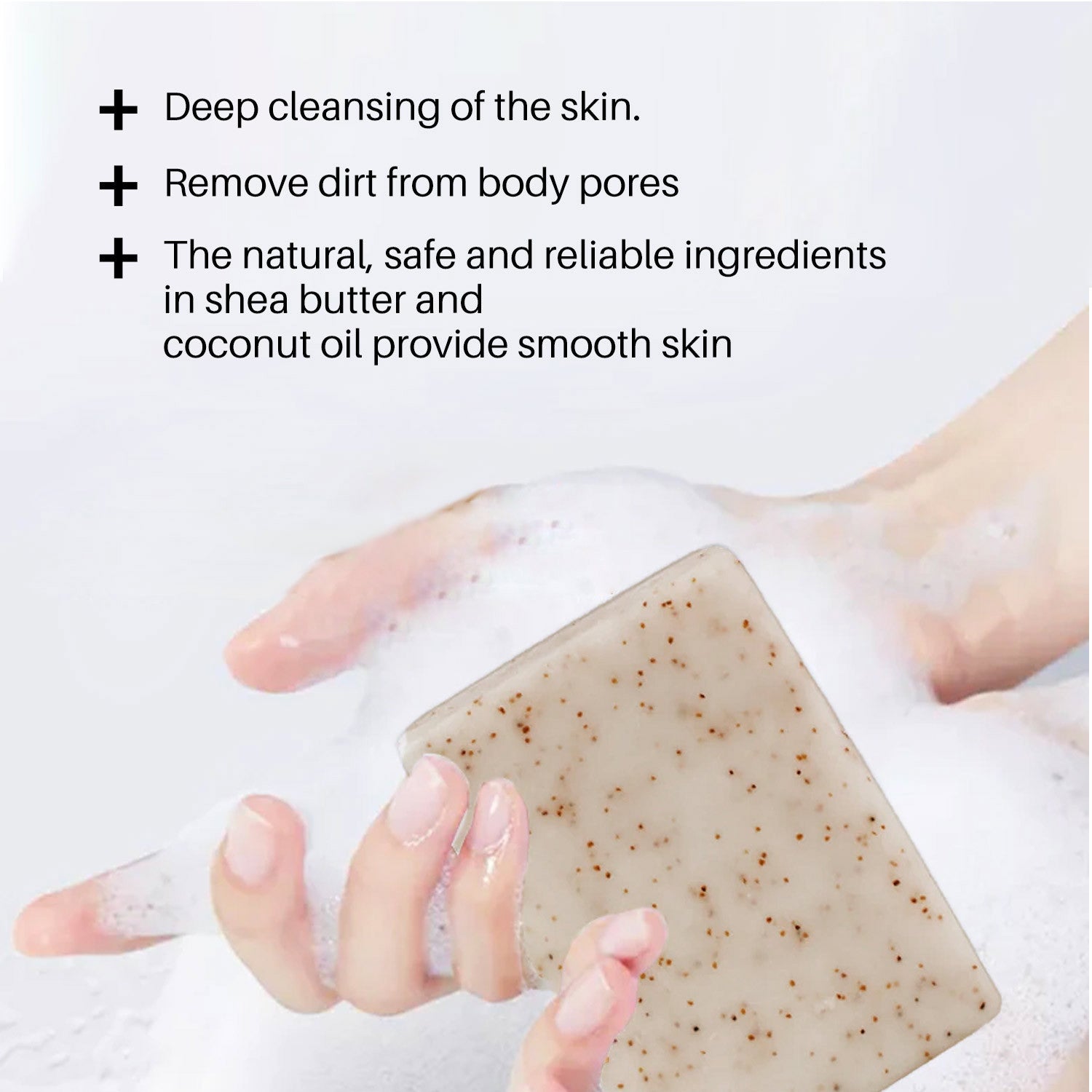 Facial & Body Scrub Soap – Refreshing Cleanse with Essential Oils - WildSteam Wellness