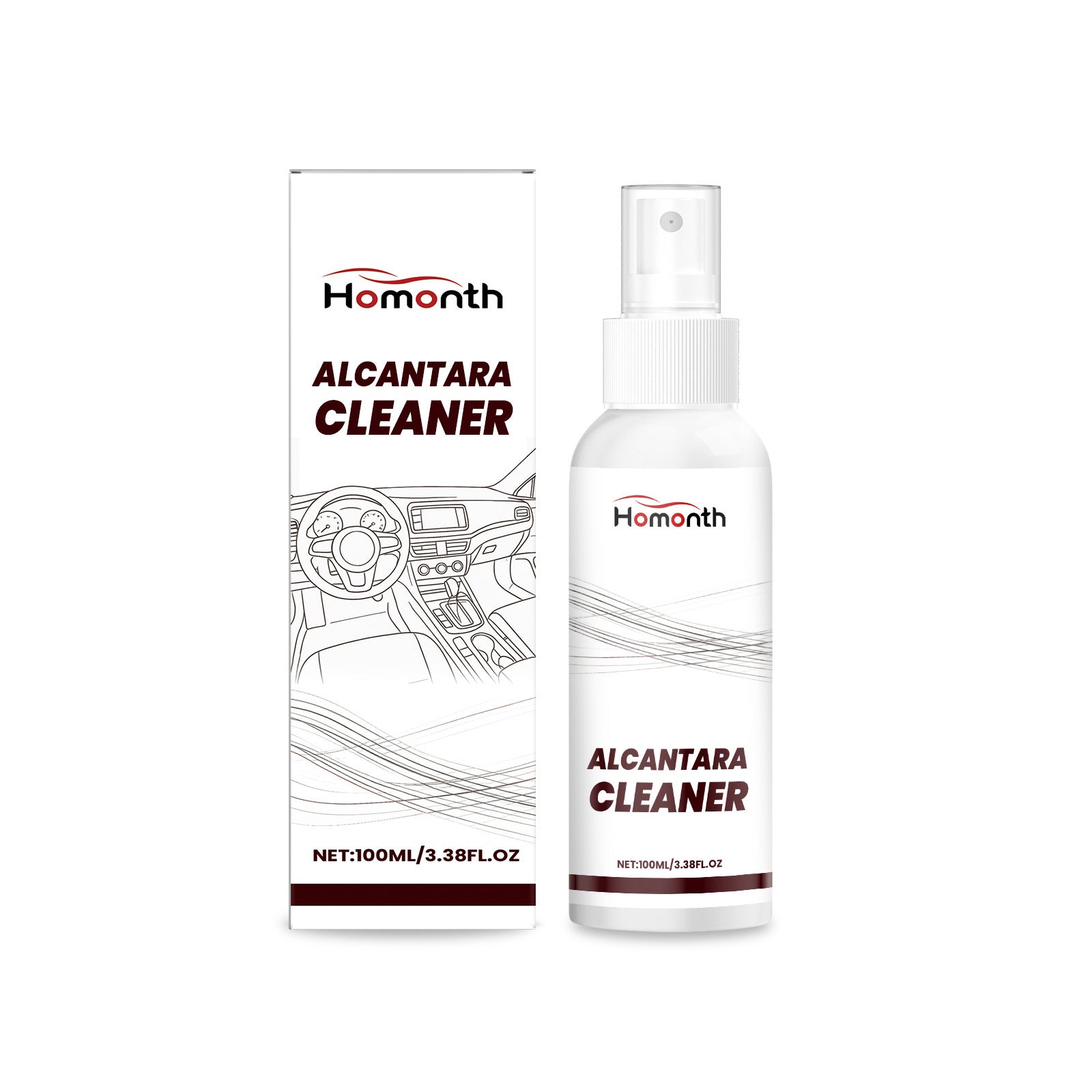 Car Interior Cleaning Care Spray Leather Light - WildSteam Wellness