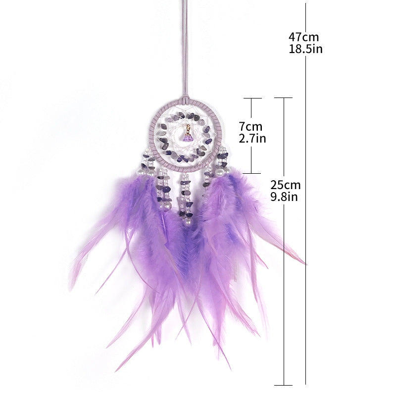 Crystal Car Dreamcatcher – Hang Peace &amp; Protection Wherever You Go - WildSteam Wellness