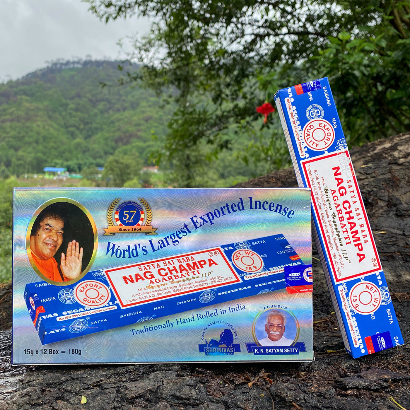 Saibaba Bamboo Stick Incense Stick Incense 15g - WildSteam Wellness