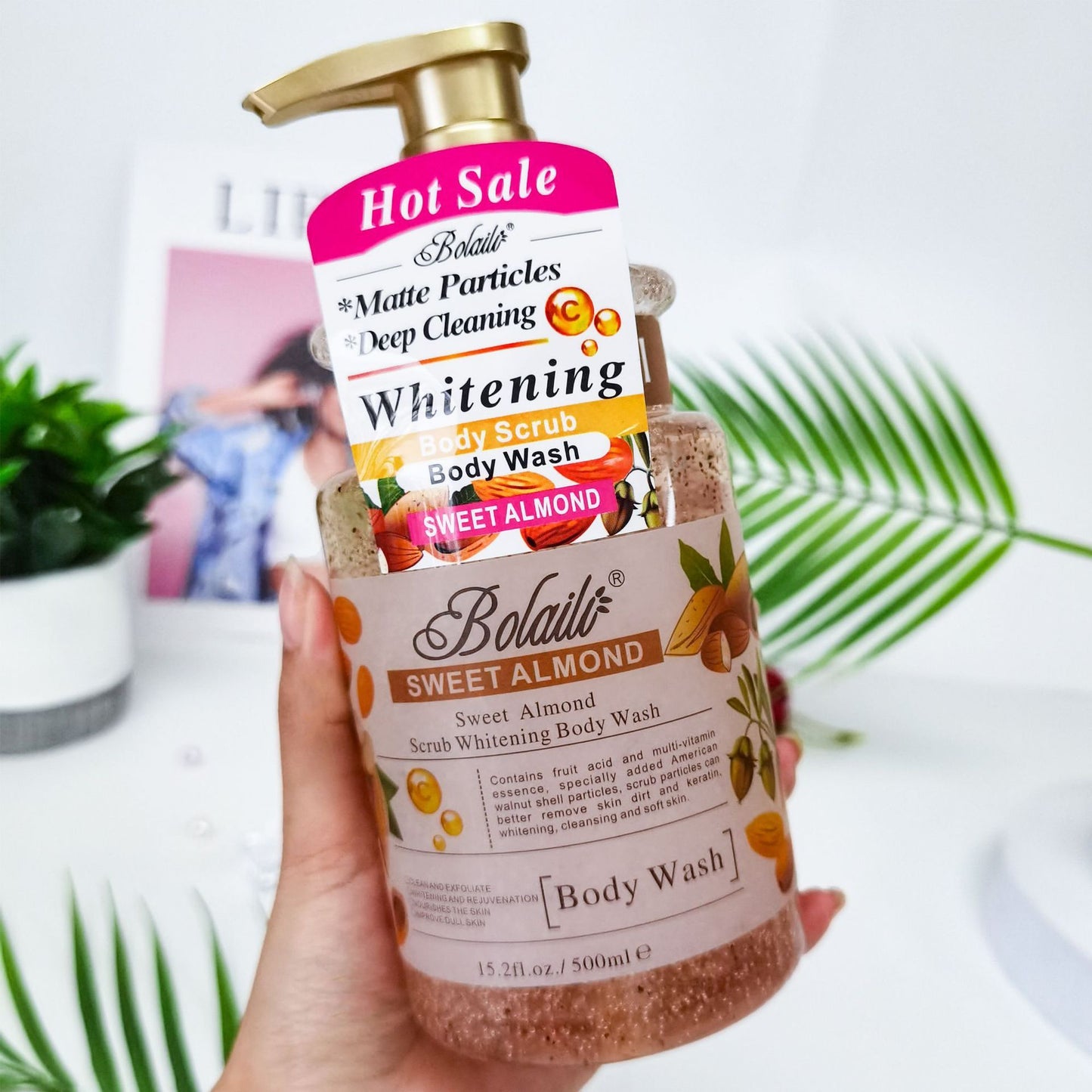 Almond Shower Gel – Deep Cleanse & Lasting Moisture in Every Drop - WildSteam Wellness