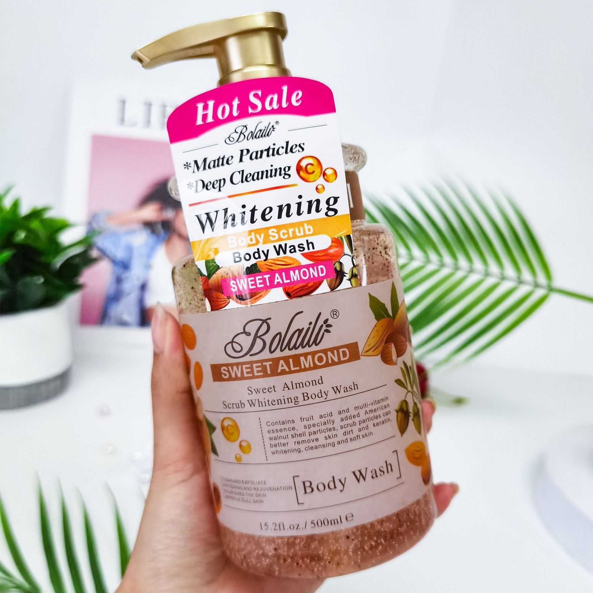 Almond Shower Gel – Deep Cleanse & Lasting Moisture in Every Drop - WildSteam Wellness