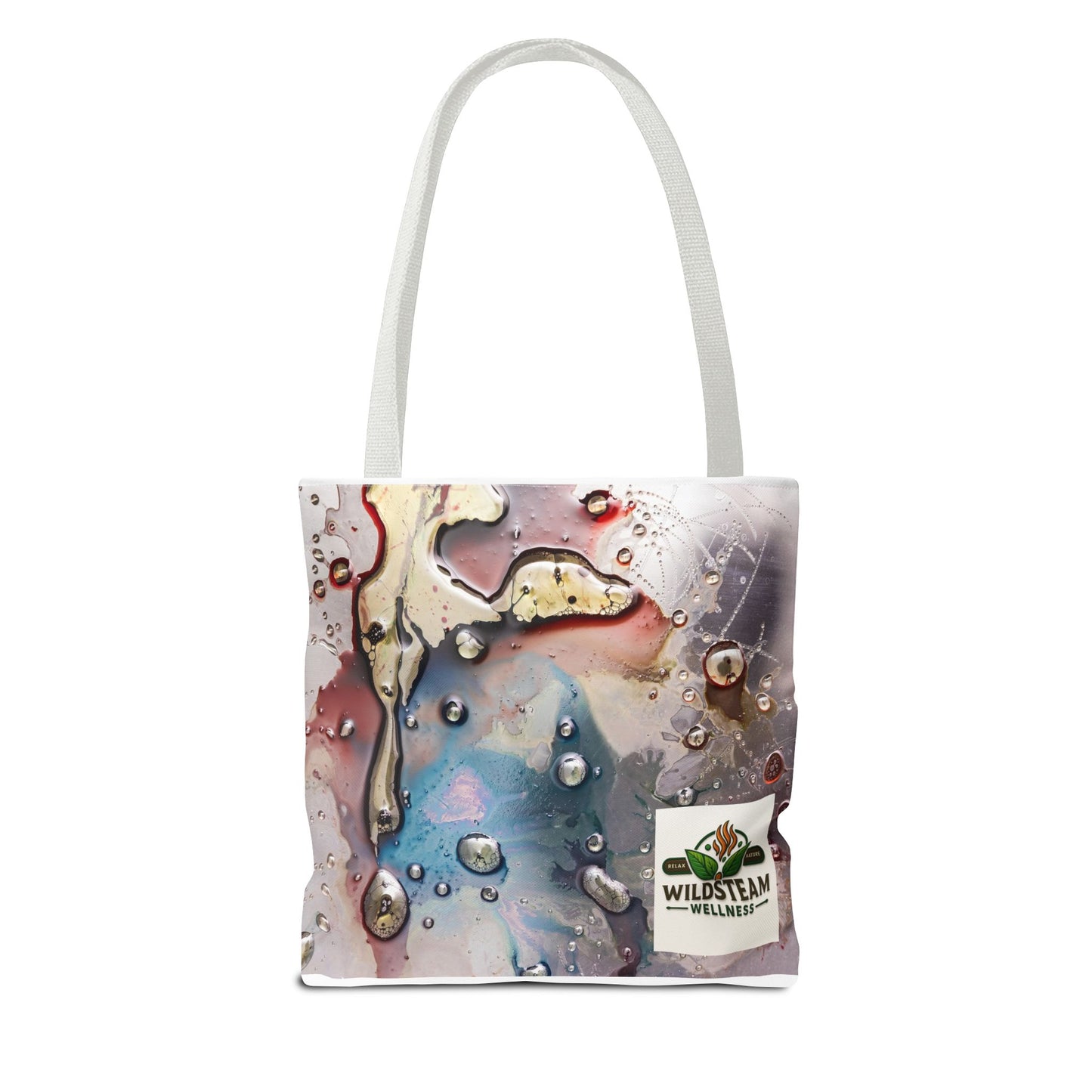 Wildsteam Wellness Tote Bag, Relax Nature Carryall, Eco-Friendly Shopper, Gift for Wellness Enthusiasts, Organic Cotton Bag - WildSteam Wellness