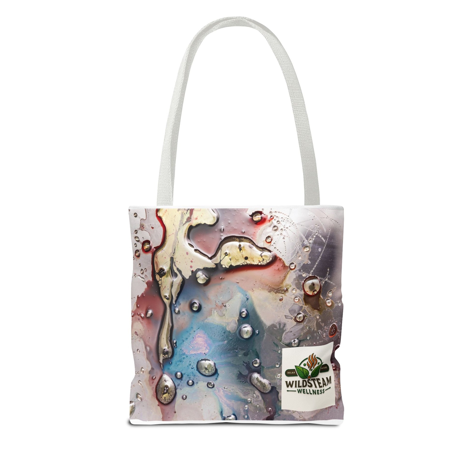 Wildsteam Wellness Tote Bag, Relax Nature Carryall, Eco-Friendly Shopper, Gift for Wellness Enthusiasts, Organic Cotton Bag - WildSteam Wellness