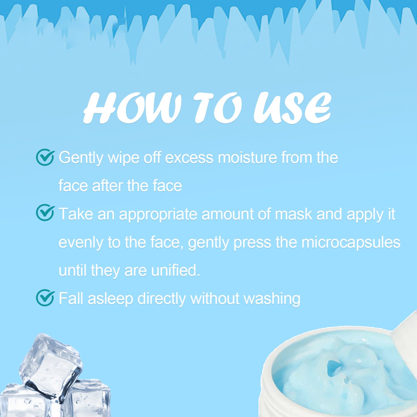 RadiantDew™ Overnight Whitening & Hydration Sleep Mask - WildSteam Wellness