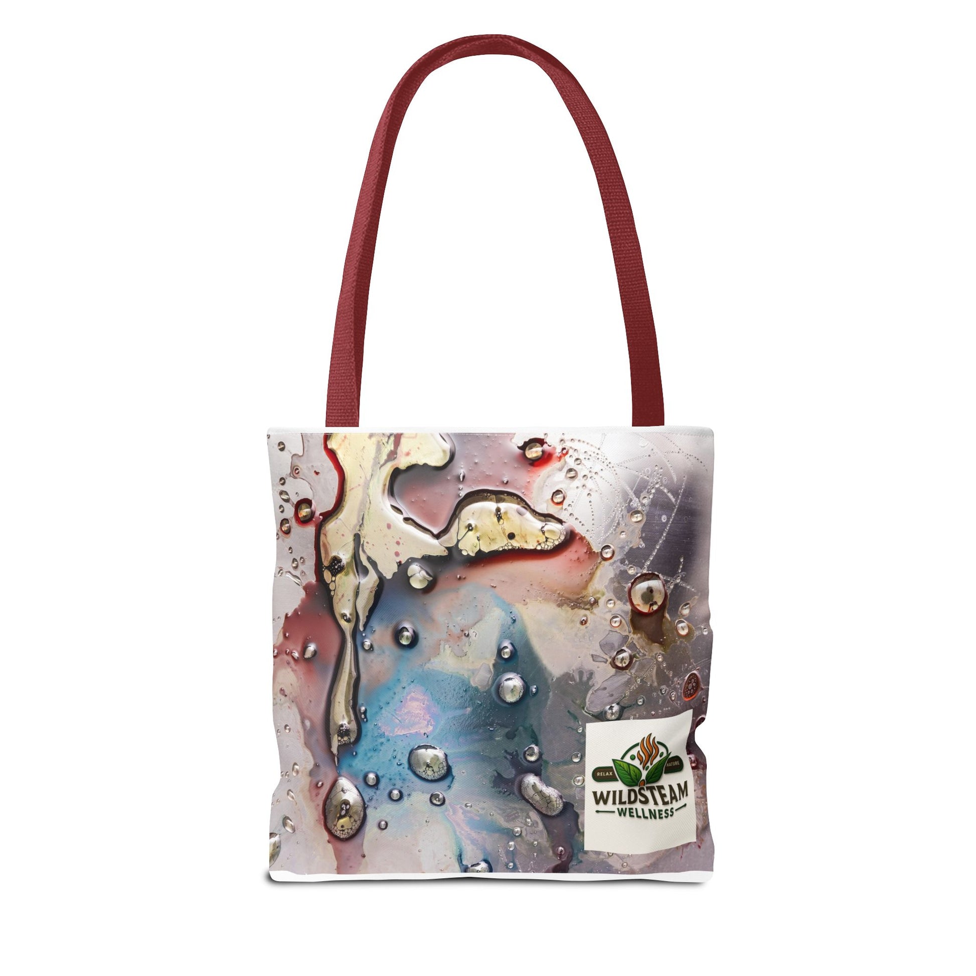Wildsteam Wellness Tote Bag, Relax Nature Carryall, Eco-Friendly Shopper, Gift for Wellness Enthusiasts, Organic Cotton Bag - WildSteam Wellness