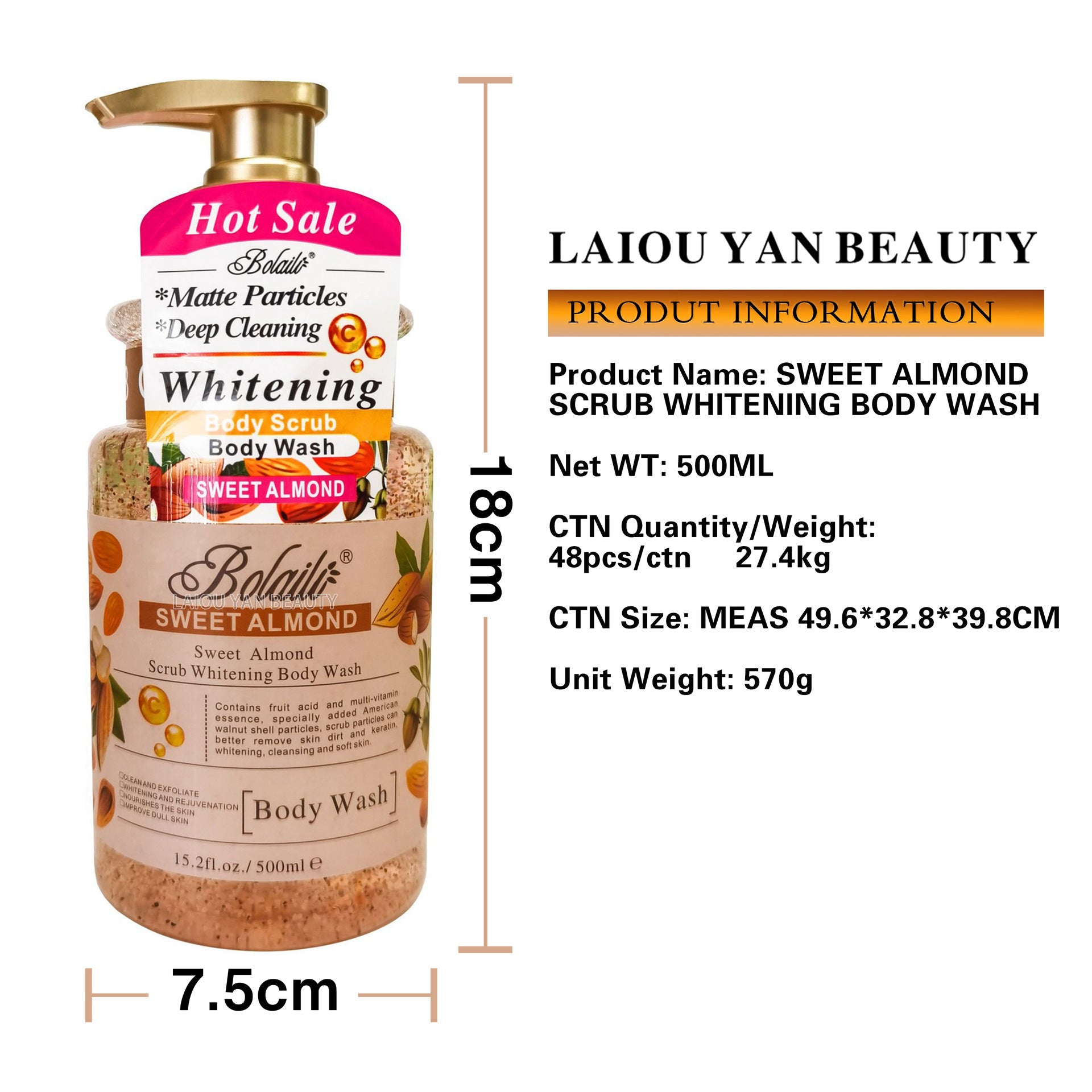Almond Shower Gel – Deep Cleanse & Lasting Moisture in Every Drop - WildSteam Wellness