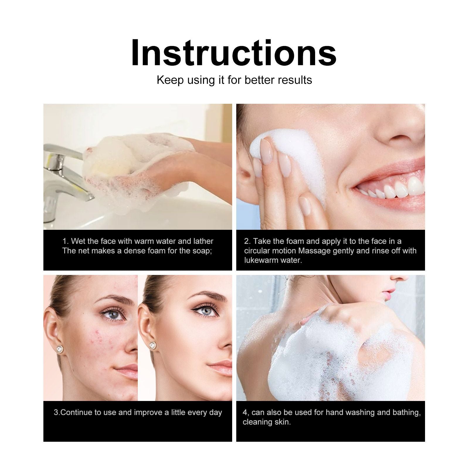 Acne & Mite Relief Soap – Purifying Care with Argan, Avocado & Oatmeal - WildSteam Wellness