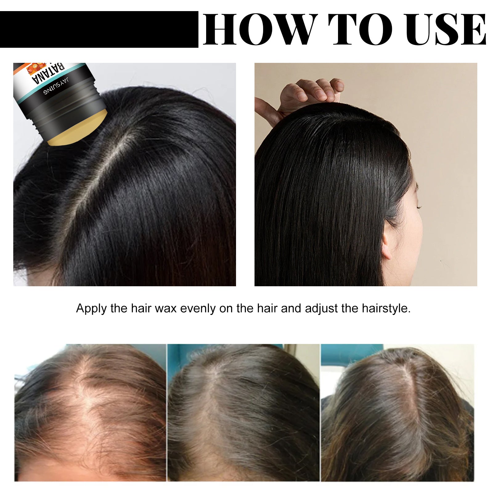 Hair Wax Stick – Style, Strengthen  Grow Naturally - WildSteam Wellness