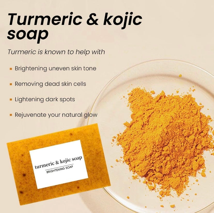 GlowTone™ Turmeric Brightening Soap – Fade Dark Spots, Reveal Radiance - WildSteam Wellness