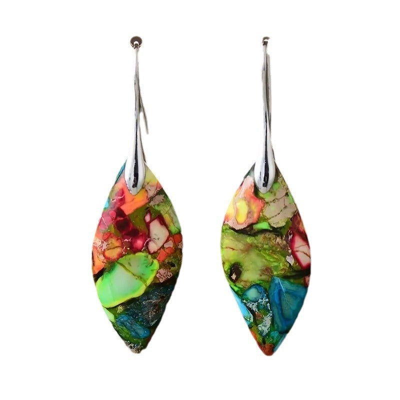 Elegance Reimagined – Court-Style Gemstone Earrings - WildSteam Wellness